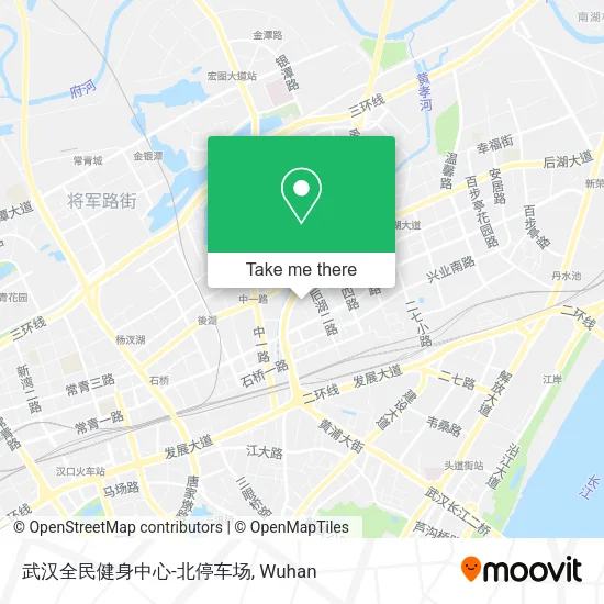 武汉全民健身中心-北停车场 map