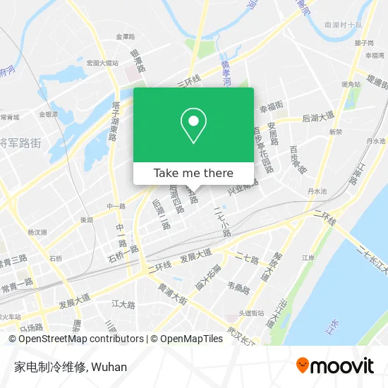 家电制冷维修 map