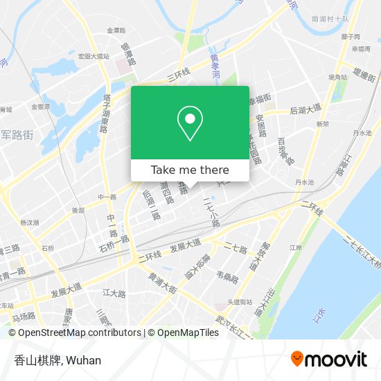 香山棋牌 map