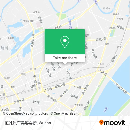 恒驰汽车美容会所 map