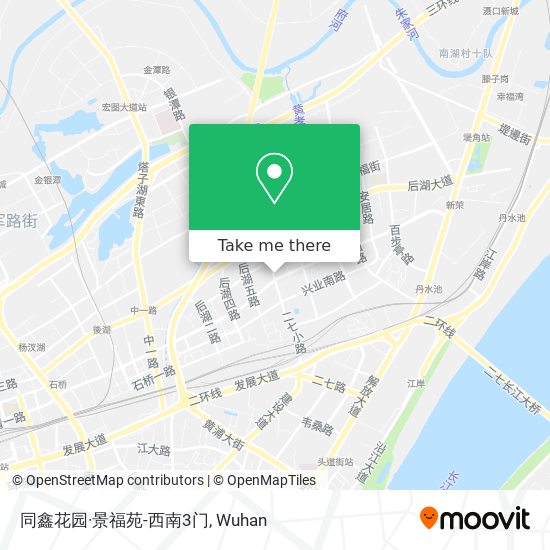 同鑫花园·景福苑-西南3门 map