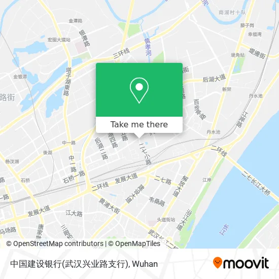 中国建设银行(武汉兴业路支行) map