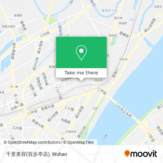 千景美容(百步亭店) map