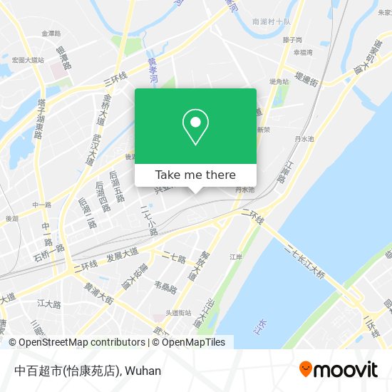 中百超市(怡康苑店) map