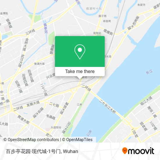 百步亭花园·现代城-1号门 map