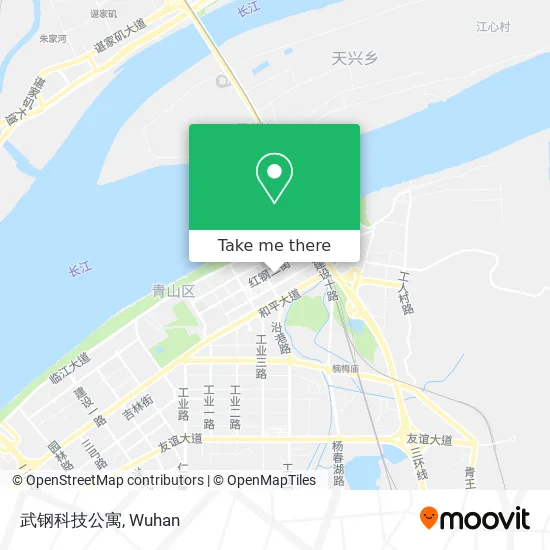 武钢科技公寓 map