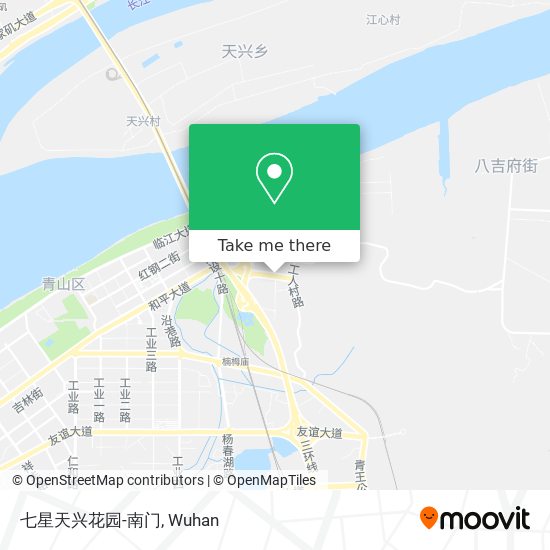 七星天兴花园-南门 map