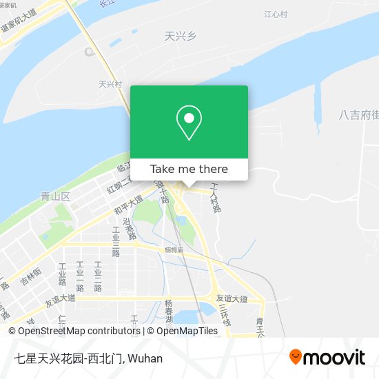 七星天兴花园-西北门 map