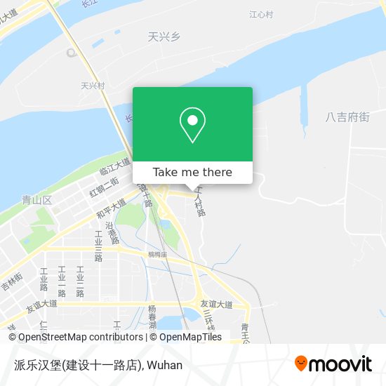 派乐汉堡(建设十一路店) map
