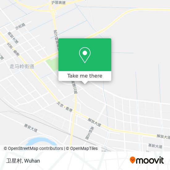 卫星村 map