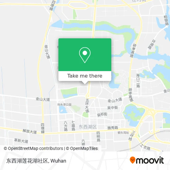 东西湖莲花湖社区 map