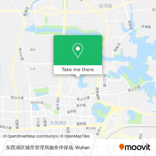 东西湖区城市管理局施舍停保场 map