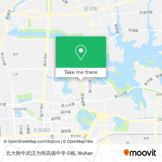 北大附中武汉为明高级中学-D栋 map