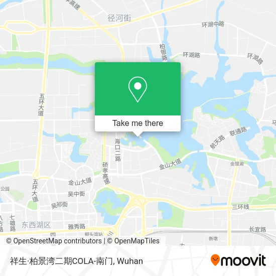 祥生·柏景湾二期COLA-南门 map