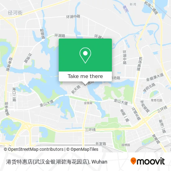 港货特惠店(武汉金银湖碧海花园店) map