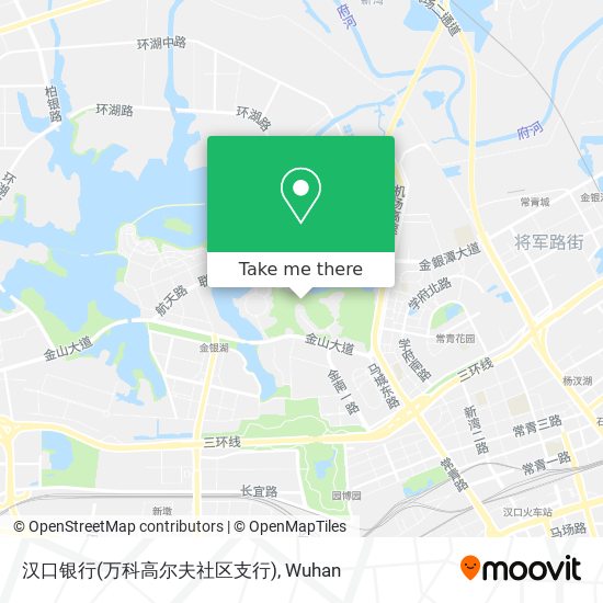 汉口银行(万科高尔夫社区支行) map