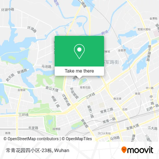 常青花园四小区-23栋 map