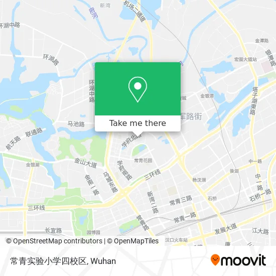 常青实验小学四校区 map