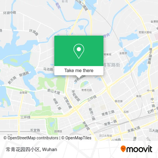 常青花园四小区 map