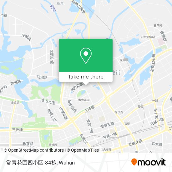 常青花园四小区-84栋 map