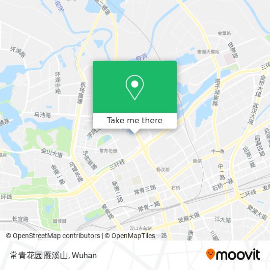 常青花园雁溪山 map