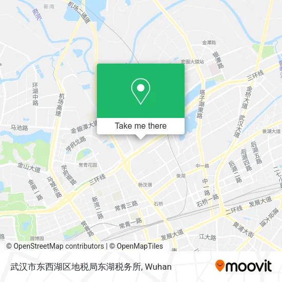 武汉市东西湖区地税局东湖税务所 map