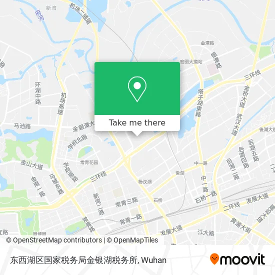 东西湖区国家税务局金银湖税务所 map