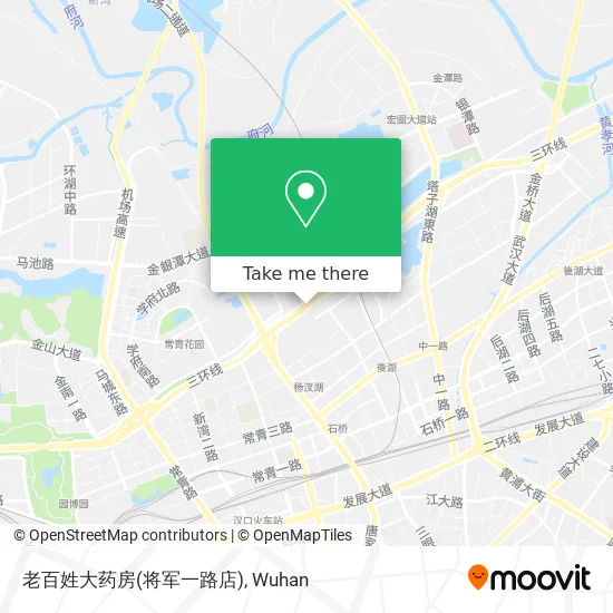 老百姓大药房(将军一路店) map