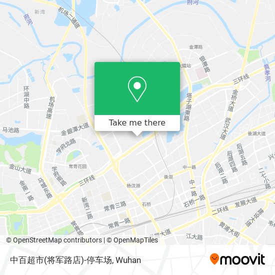 中百超市(将军路店)-停车场 map