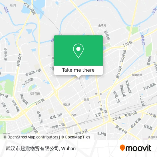 武汉市超震物贸有限公司 map