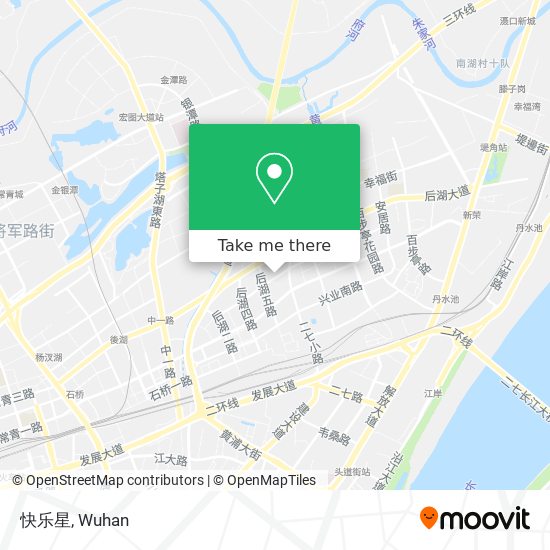 快乐星 map