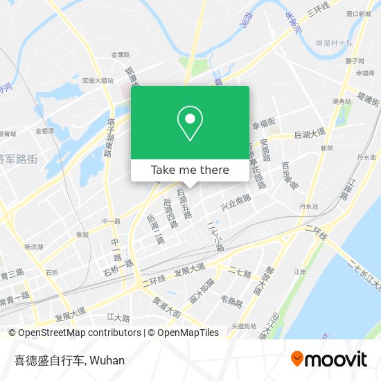 喜德盛自行车 map