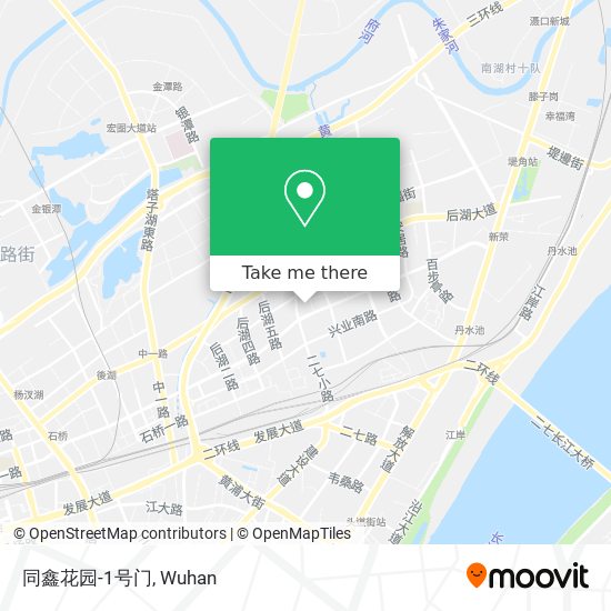 同鑫花园-1号门 map