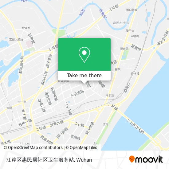 江岸区惠民居社区卫生服务站 map
