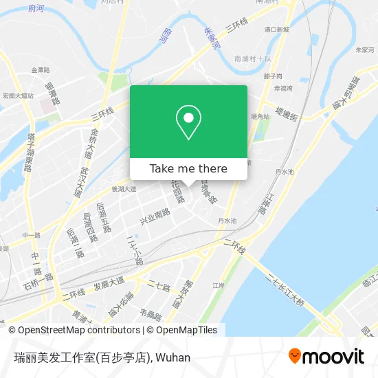 瑞丽美发工作室(百步亭店) map