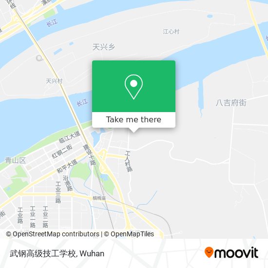 武钢高级技工学校 map