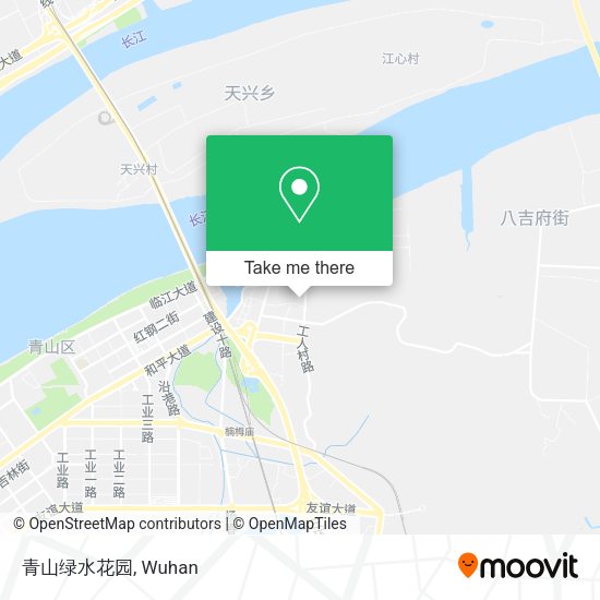 青山绿水花园 map