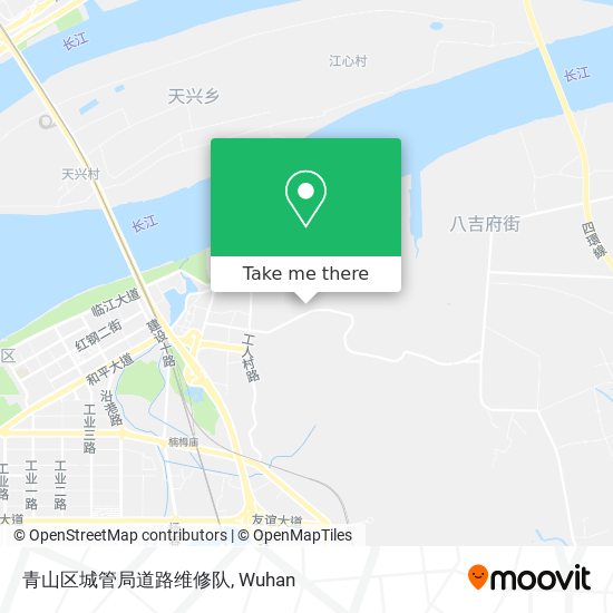 青山区城管局道路维修队 map