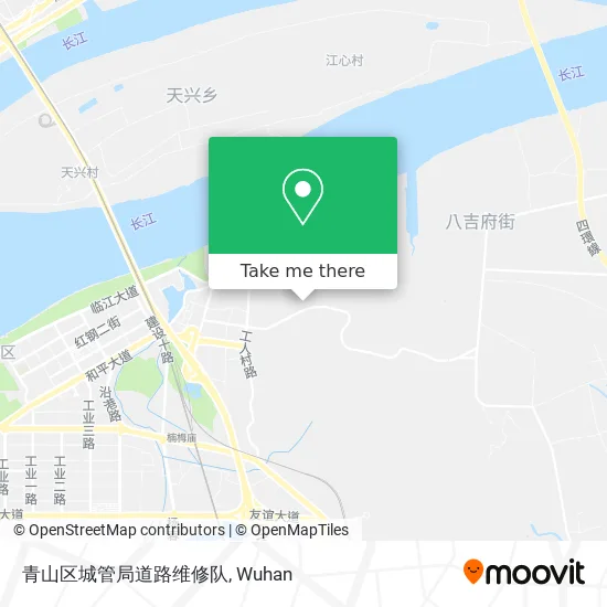 青山区城管局道路维修队 map