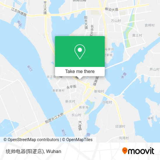 统帅电器(阳逻店) map