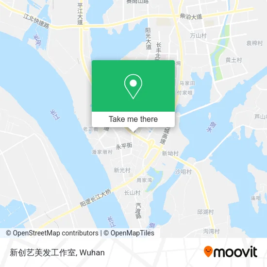 新创艺美发工作室 map