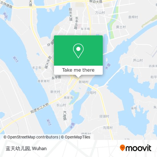 蓝天幼儿园 map