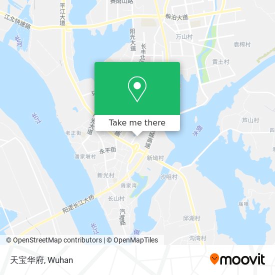 天宝华府 map