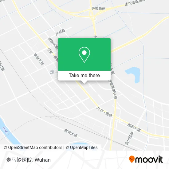 走马岭医院 map