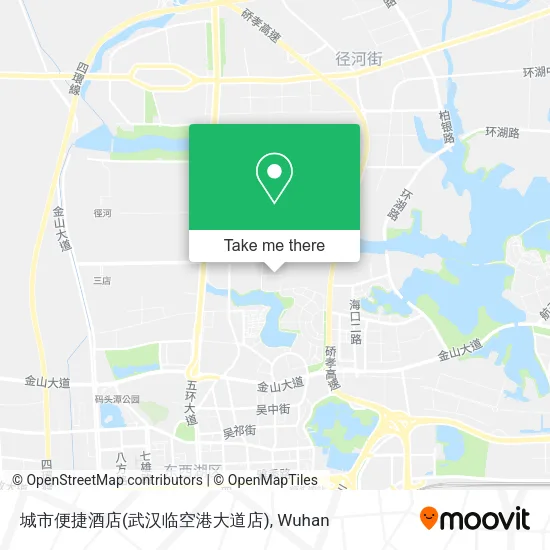 城市便捷酒店(武汉临空港大道店) map