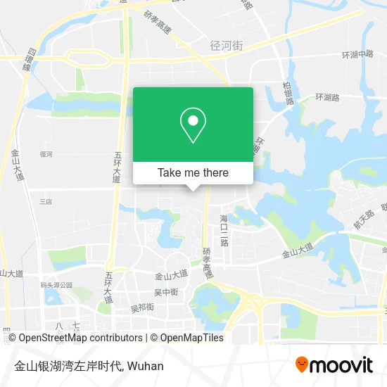 金山银湖湾左岸时代 map