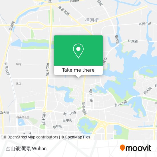 金山银湖湾 map
