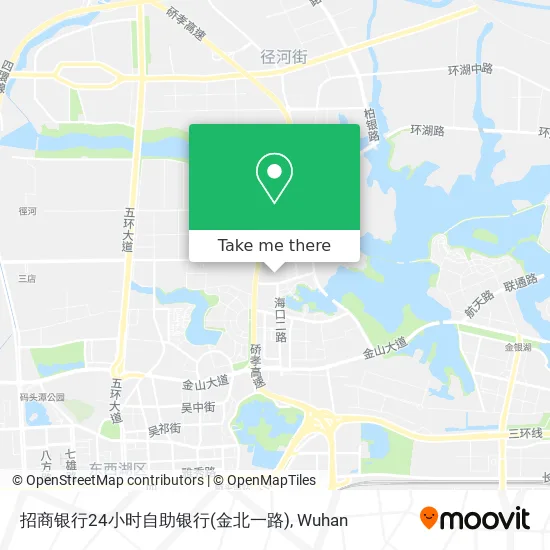 招商银行24小时自助银行(金北一路) map