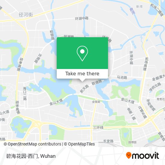 碧海花园-西门 map