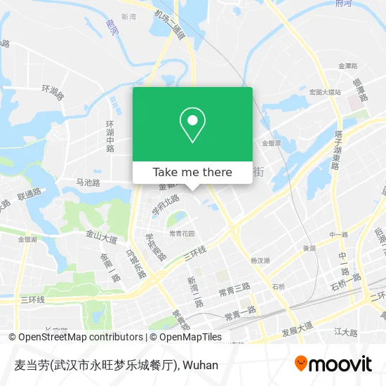 麦当劳(武汉市永旺梦乐城餐厅) map